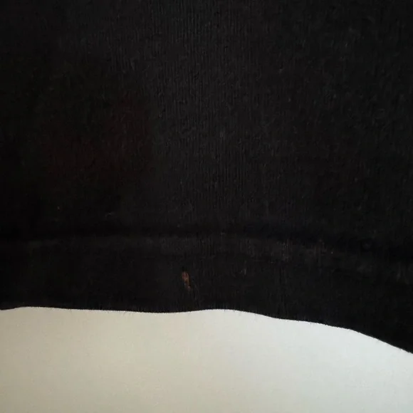 Black ACNE DE LA VIE ADLV Black Teddy Cotton Oversized Graphic Tee Mens1 Med/Lg - Picture 12 of 12